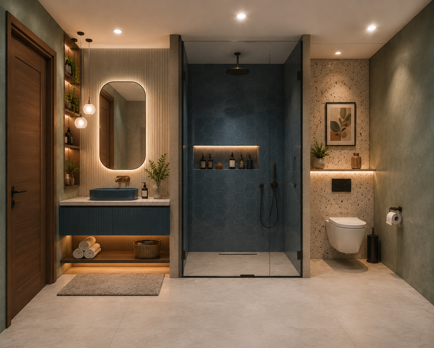 Luxury bathroom interior by Repletion